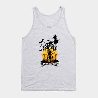 Spooky Happy Halloween Tank Top